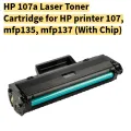 HP 107a Laser Toner Cartridge for HP printer 107, mfp135, mfp137 (With Chip). 