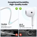 TOPK Earphone In-Ear Volume Control with Microphone 3.5mm Jack Universal for iPhone Android.