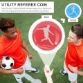 1pc Two Side Referee Judge Toss Coin Soccer Toss Coin Blue/Red Sided Referee Toss Coin For Kids Adults Football Volleyball Sport. 