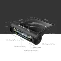 E-ACE Solar Power TPMS Car Tire Pressure Alarm Monitor System Auto Security Alarm Systems Tyre Pressure Temperature Warning. 