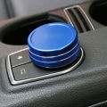 Car Multimedia Control Knob Cover Volume Knob Decoration Ring Fit For Mercedes Benz A B E CLA GLA GLE GLK ML GL W204 Class AMG.