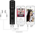 Handheld Microphone Phone K Song Condenser Microphone Universal K-Live Portable Smart Microphone external accompaniment. 