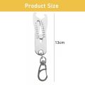 Portable Precise Thread Size Checker Keychain Bolt Size Finder Keychain Nut and Bolt Thread Gauge Identifier.