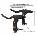 1pair Aluminum Alloy Bicycle Brake Levers Ultralight 22.2mm Handlebar Compatible V-Brake Universal Cycling Handle. 