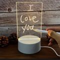 LED Note Board acrylic night light. 