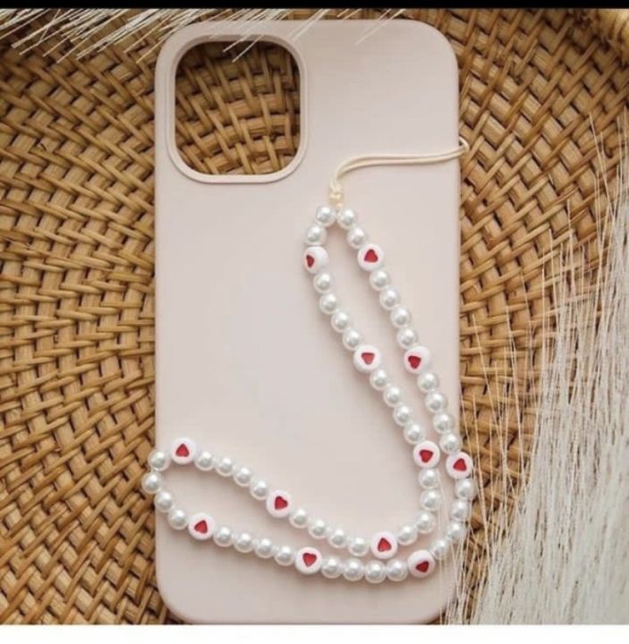 Stylish Heart Phone Charm, Aesthetic Mobile Hanging Accessory