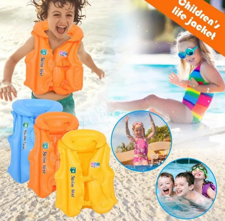 New Arrival Swimming Kids Jacket Inflatable pool Jacket For Vest For Kids High Qualty In Very Best Packing Kids Vest Swimming Vest