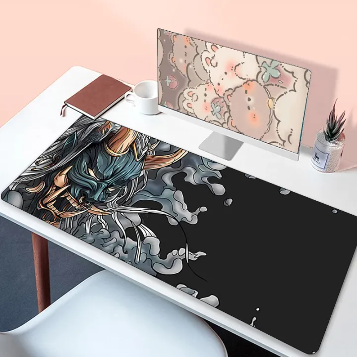Anime%20Oni%20Mouse%20Pad%20Gamer%20Japanese%20Desk%20Mat%20Large%20Mousepad%20Xxl%20Gaming%20PC%20Accessories%20for%20Computer%20Black%20400X900%20Mouse%20Rug%20Laptop%20-%20Image%205