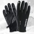 Windprrof Zip Gloves For Men. 