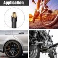 Threaded Tire Inflator Extension Hose Chuck Adapter Air Pump Tube Tire Valve Connection Pipe for Car Truck Bike Copper .