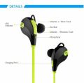 Jogger Bluetooth Stereo Headphone Neckband With Mic Handsfree Sports Earphones - Sweatproof, Secure Ear Hooks Design. 