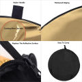 Foldable 30cm Reflective Board - Anti-Deform Compact Photo Disc, Studio-Grade Photograph Reflector.