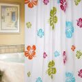 180x200cm PEVA Bathroom Shower Curtains Waterproof Thickening Bath Curtain Starfish Hibiscus Pattern Bathroom Shower Accessories. 