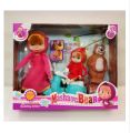 Masha and the Bear Doll Toy Set. 