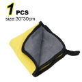 Car Wash Microfiber Towel 30x30/60CM Car Cleaning Drying Cloth Hemming Car Care Cloth Detailing Car Wash Towel. 