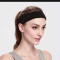 Black Outdoor Fitness Sports Sweatband
Headband Yoga Gym Head Band. 