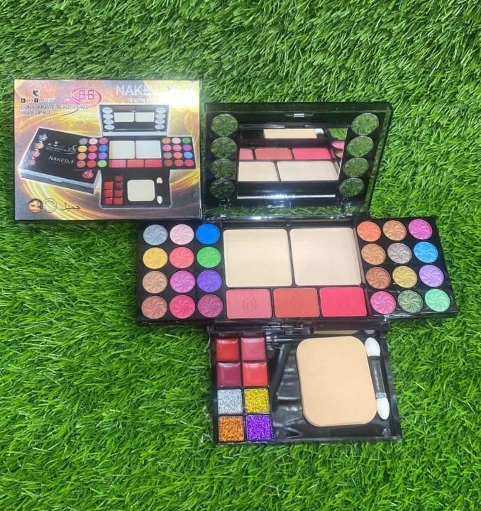 Complete Makeup Kit All in One Beauty Box with Eyeshadow Lip Gloss Blush Concealer & Base