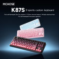 MCHOSE K87S Keyboard Dual 8K Return Rate Three Models Mechanical Magnetic Knob Control Game Hot Swappable Laptop Custom Keyboard. 