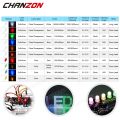 100Pcs 2x5x7 mm Square LED Diode White Red Green Blue Yellow Orange 2x5x7mm Rectangular Clear Diffused DIY Lights Emitting Lamp.