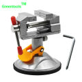 Mini Electric Small Table Bench Vise 360 ° Rotating Table Screw Vice Adjustable Clamping Suction Cup Fixed Frame. 