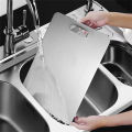 316 Stainless Steel Chopping Board Panel Kitchen Household Thickened Double Sided Kneading Dough Board Fruit Meat Cutting Board.