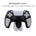 IVYUEEN for PlayStation 5 PS5 Controller Rubber Case Protector Extra Thick Silicone Skin Suit for DualSense Original Charger. 