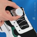 1pair Metal Wire Swivel Automatic Buckle Rope Sneaker ShoeLaces for Kids/Adult No Tie Shoe Laces Quick Lock Shoestrings Sneakers. 