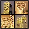 2M/5M/10M LED Photo Clip Lights String Fairy Lights Battery Box Garland Bedroom Home Party Photo Wall Wedding Christmas Decor. 