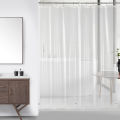 PEVA Shower Curtain Waterproof Plastic Clear Bath Curtains Transparent/Colorful Bathroom Curtains Mildew Home Luxury with Hooks. 