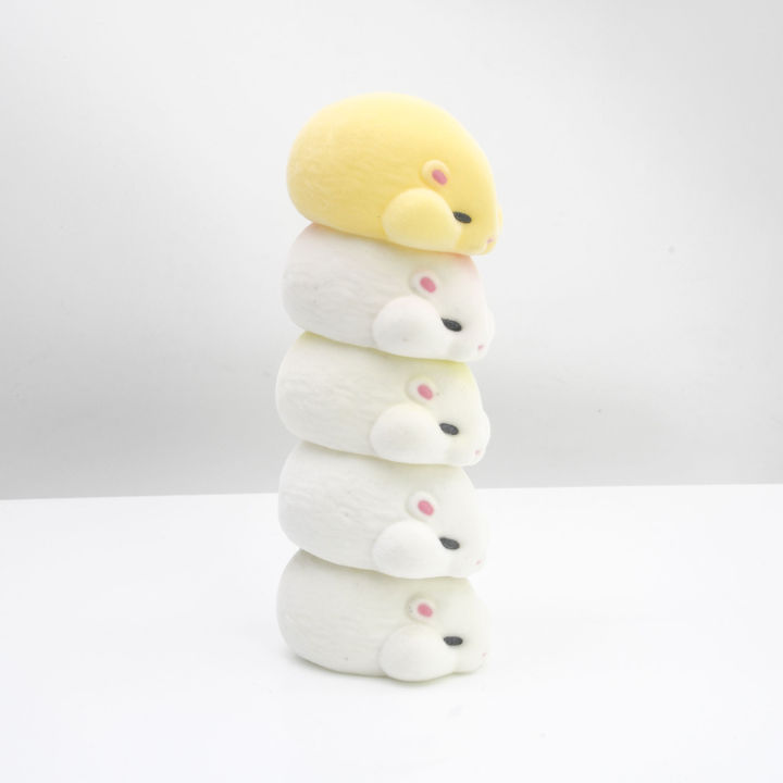 Hamster Stack Yell Capsule toys cute kawaii fatty Tsumukko hamster stack up flocking ...