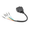 16pin Jumper Tester Connector OBD2 Male 5Pin Adapter Connection To Female 16 Pin Can K Line DIY Car Truck Extension Cable Tool.