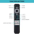 TCL Remote Control For Smart & Android TV - Tcl Remote Control Original  | TCL Remote For Google Tv | TCL Remote Control With YouTube & Netflix Button | Remote For TCL Led Tv | TCL Remote Control Without Voice | TCL Tv Remote For C735, S6500, S54A, S5200,. 