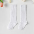 Summer Mesh Kids Socks Toddlers Baby Girls Long Knee High Breathable Socks Hollow Out Soft Cotton Infant Socken For 0-8Years. 