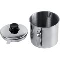 Bacon Grease Container Kitchen Oil Container Can with Strainer for Store Meat Frying Oil and Cooking Grease Storage. 