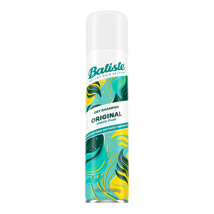 Batiste Instant Hair Refresh Dry Shampoo Clean & Classic Original Fragrance Absorb Oil Between Washes Waterless Shampoo 200 ml