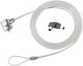 Laptop Security Cable with Barrel Lock & Key for Kensington Slot , Laptop lock. 