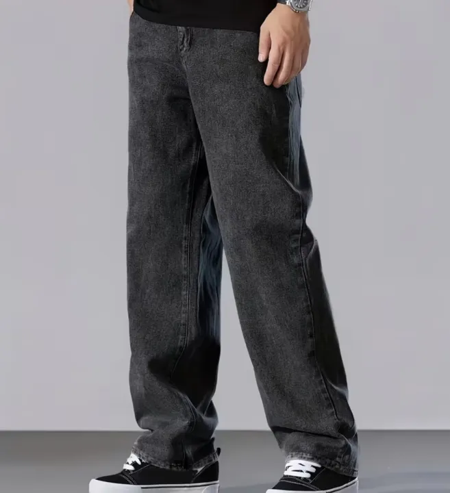 Men's%20Premium%20Loose%20Fit%20Baggy%20Jeans%20-%20Wide%20Leg%20Denim%20Pants%20-%20Classic%20Indigo%20Blue%20-%20Image%204