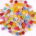100pcs Mini Buttons Plastic Doll Clothes Round Buckles Buttons for Handmade Cartoon Garment Sewing DIY Craft Needlework. 