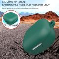 Silicone Earphone Case Anti Drop Dustproof Bluetooth Headphone Cover with Carabiner Shockproof for Anker Soundcore R60i NC. 