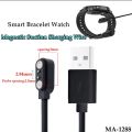 Best Selling Magnetic Charger Cables 2.84mm Distance 2pins Charge Charging For Smart Band Smart Watch Bracelet Smartwatch. 