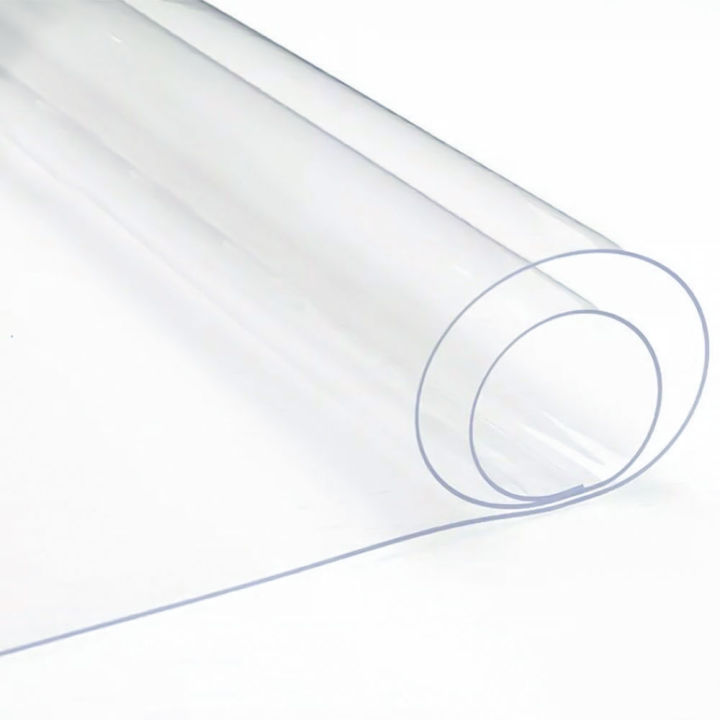 Clear Ultra-Transparent PVC Fabric Soft Glass Cloth Waterproof Crystal DIY Craft Decor Protective Sheets