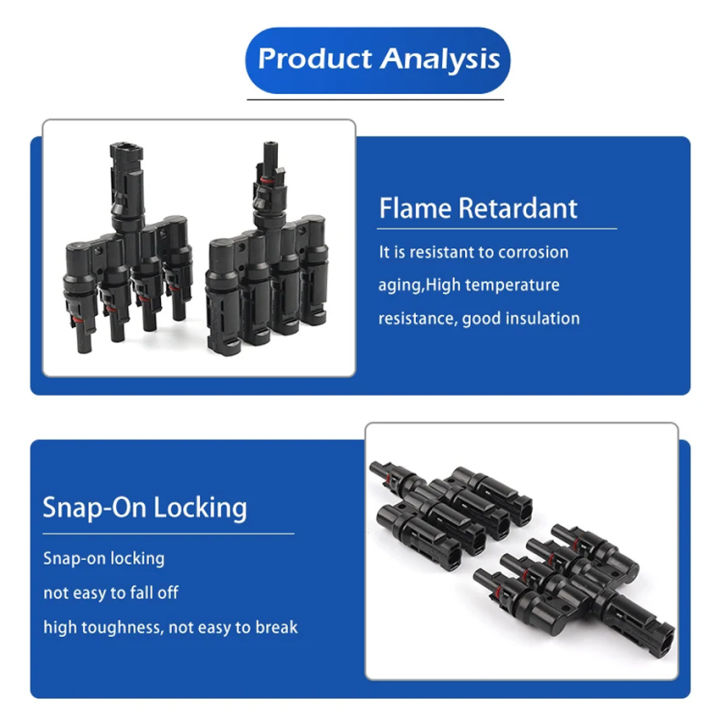 1%20to%202/3/4/5/6T%20Solar%20MC%20Connectors%20For%20Photovoltaic%20Energy%20PV%20Panel%20Parallel%20Splitter%20Coupler%20Combiner%20IP67%201000V%201%20Pair%20-%20Image%203