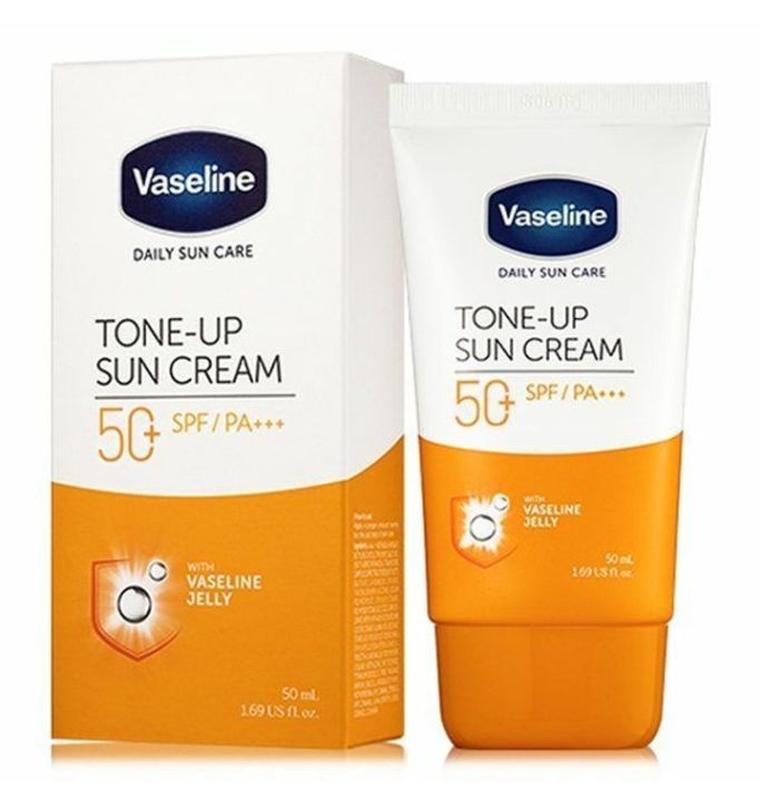 Vaseline%20Daily%20Sun%20Care%20Tone-Up%20Sun%20Cream%2050+%20SPF/PA+++%20Vaseline%20Jelly%2050ml%20-%20Image%207