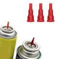 Gas Refill Adapter Butane Lighter Gas Adapter Easy to Install Cassette Stove Adapter for Camping Fishing BBQ Hiking Kitchen.