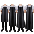 PU Leather Heavy Duty Waterproof Apron for Dishwashing 40 Inch Work Apron PU Leather Dishwasher Apron for Men Cleaning Apron Lig. 