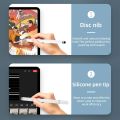 2 in 1 Tablet Pen Drawing Screen Touch Pen Stylus Pen for IPhone IPad Tablet Capacitive Touch Pencil for Android Phone.
