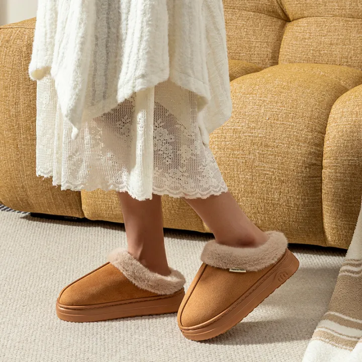 Fashion%20Women's%20Winter%20Slippers%20Indoor%20and%20Outdoor%20Warmth%20Anti-slip%20Comfort%20Thick%20Sole%20Casual%20Couple%20Home%20Shoes%20Snow%20Boots%20-%20Image%203