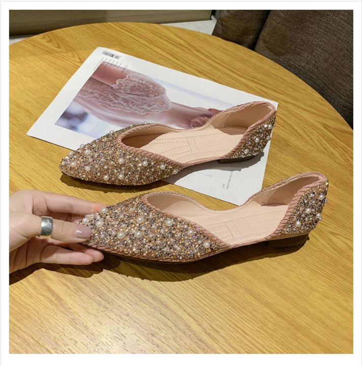 Gorgeous party shoes with stone work