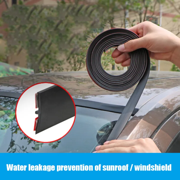 Windshield Sound Car Rubber Seal Strips Rubber Noise Insulation Window Edge Windshield ...