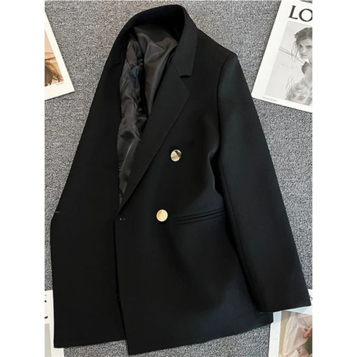 Women%20Suit%20Blazer%20Elegant%20Coat%202025%20Spring%20Autumn%20Fashion%20Korean%20Blazer%20Luxury%20Double%20Breasted%20Jacket%20Solid%20Ladies%20Tops%20Clothes%20-%20Image%203